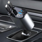 120W 4 IN 1 Retractable Car Fast Charger