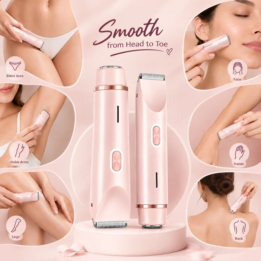 2-in-1 Double Head Electric Shaver