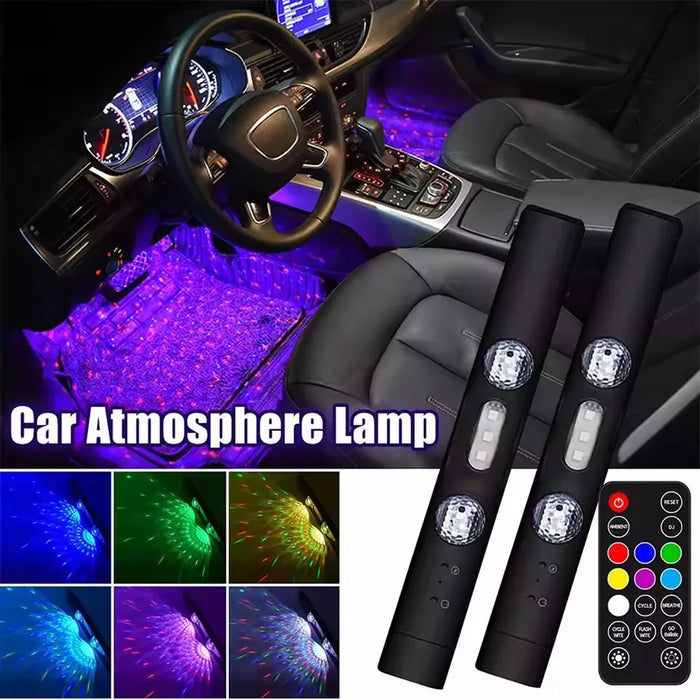 RGB star ambient car interior light Qatar - front view