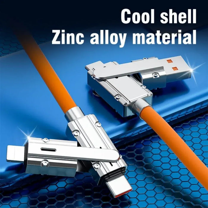4-in-1 Type-C to Lightning fast charging cable Qatar - product photo